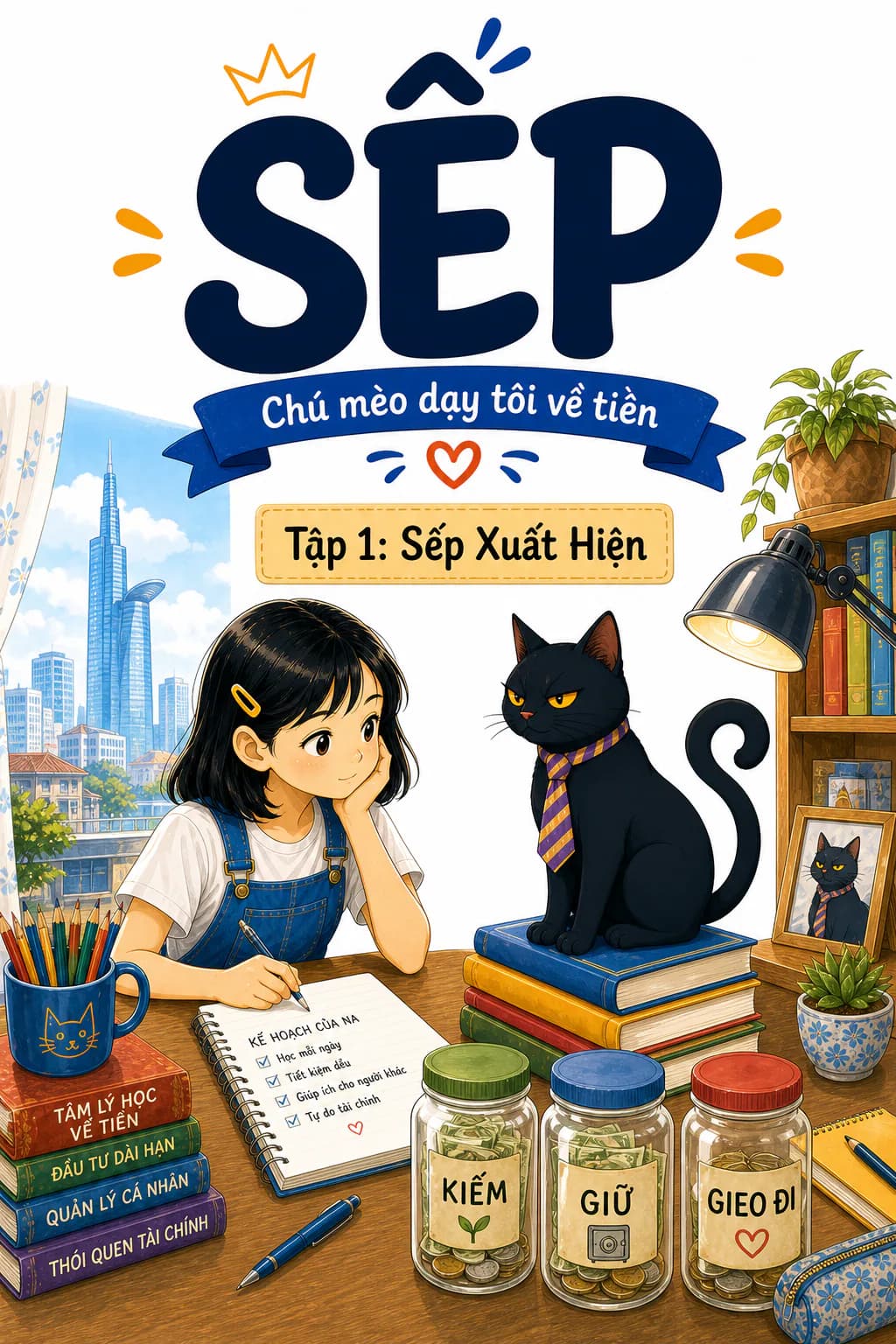 Bìa Tập 1: Sếp Xuất Hiện